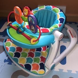 Fisher-Price Sit-Me-Up Floor Seat with Toy Tray